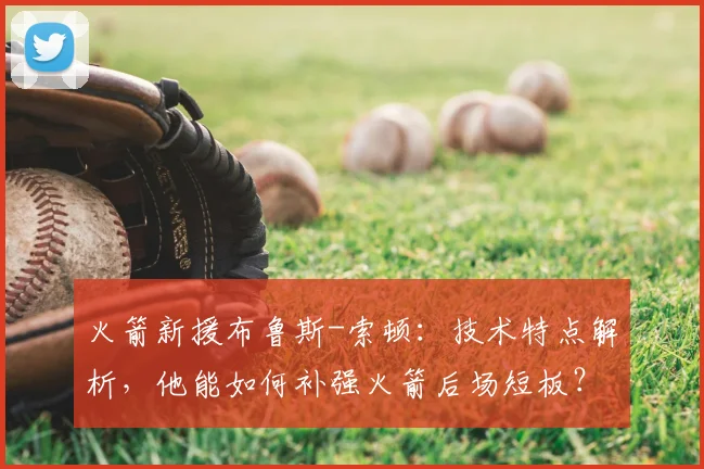 火箭新援布鲁斯-索顿：技术特点解析，他能如何补强火箭后场短板？